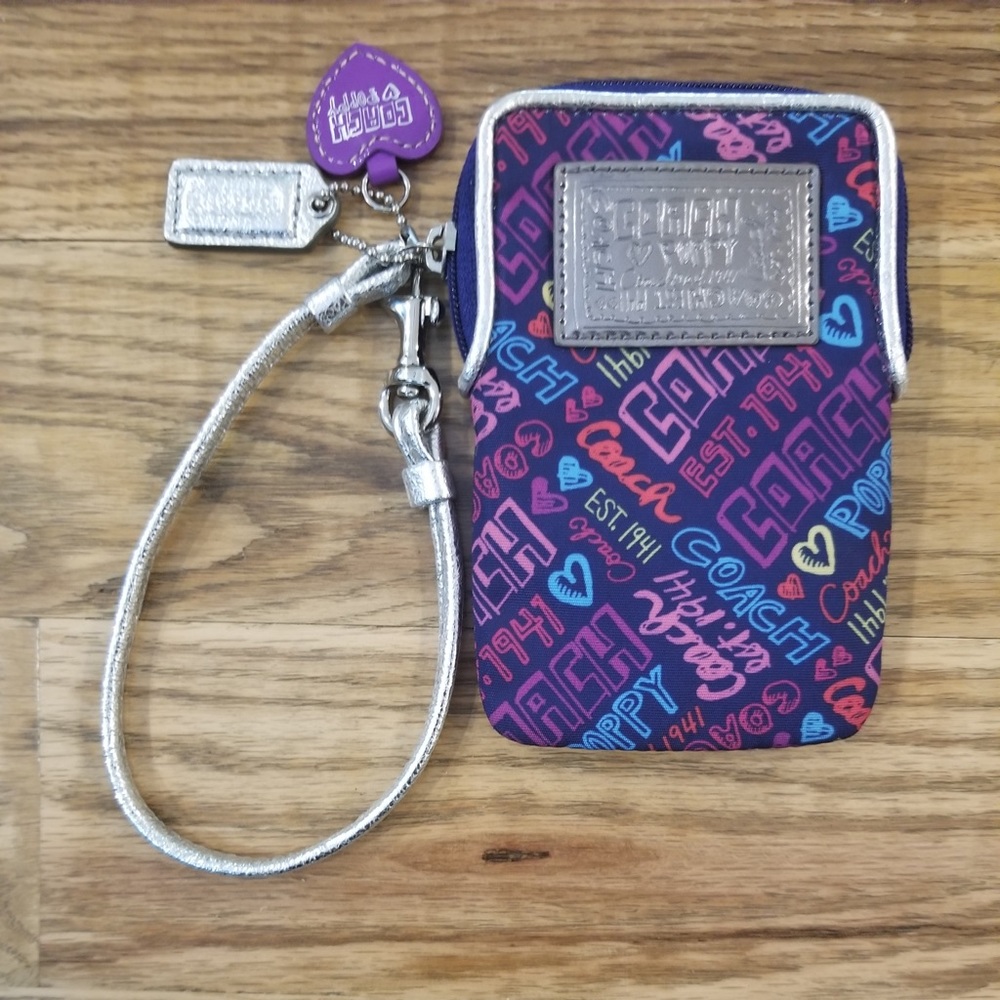 Coach OP PNT Universal Case Wristlet Multi